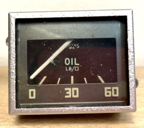 Smiths oil pressure gauge - oil,