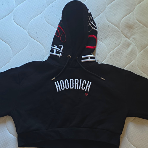 Hoodrich black logo pullover - hoodrich,