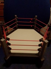 TNA Wrestling Ring by Toybiz 2005 (Suitable For WWE Figures)