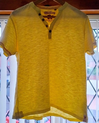 Mantaray men yellow cotton - men's,
