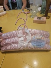 3 Pack Pink Satin Padded Baby