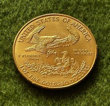 1oz Gold American Eagle Coin 1998