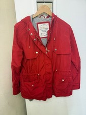 Pull&Bear Red Size L Hooded Jacket CG N23