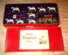 Vintage BRITAINS 1470 The State Coach HISTORICAL SERIES Coronation Golden Coach