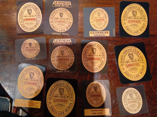 Rare guinness labels - rare,