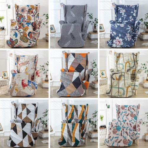 Stretch printed wingback - wingback, chair