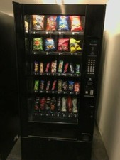 Narrow Snack, Can & Bottle Combi Vending Machine with Card System Fitted 