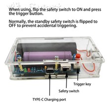 1000KV DC High Voltage Generator Booster Board Inverter Transformer DIY Type-C