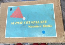 Vintage 2 1/16" Super Crystalate Snooker Balls