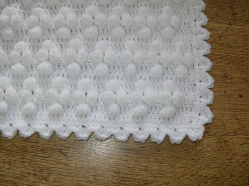 Hand crochet baby bobble - hand,