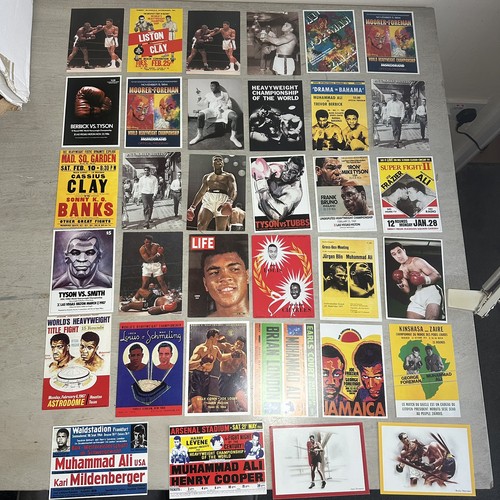 Vintage boxing post - post, cards