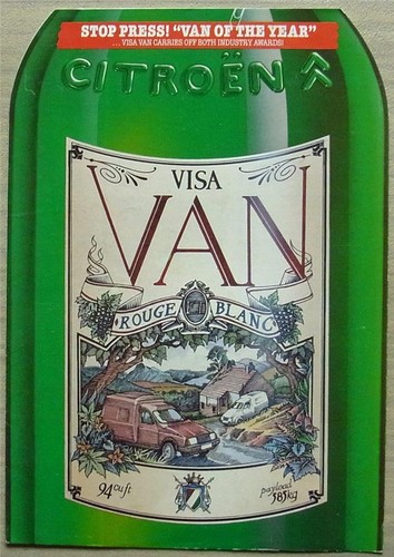 Citroen visa van c15d - visa,