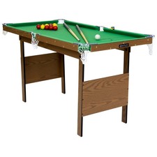 Charles Bentley Junior 4ft Pool Table With Pool Balls And 2 Cues