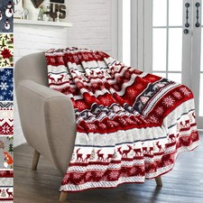 Fleece Throw Christmas Designs
