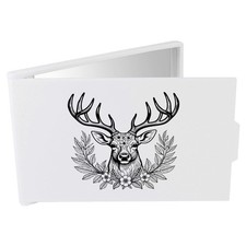 'Decorative Floral Stag Head'
