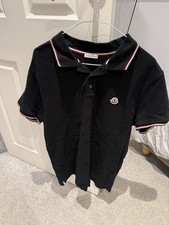 Men’s Black Moncler Polo T