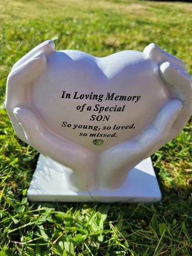 Son loving hands heart - son, shaped