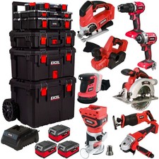 Excel 18V 9 Piece Power Tool