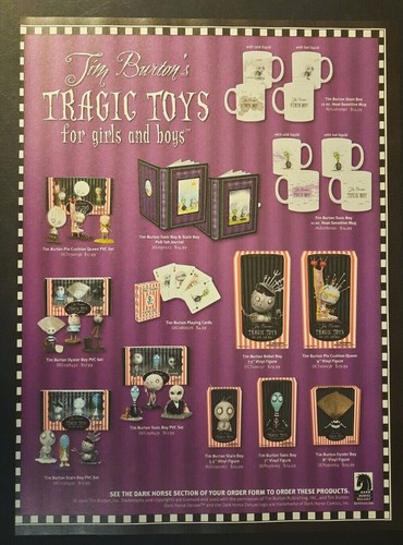 Tim burton tragic toys for - tragic,