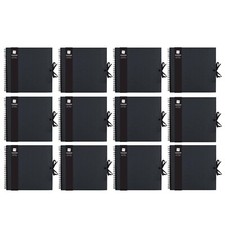 12 x Scrapbook 40 Sheets Black