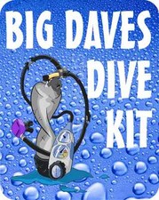 Scuba diving kit - diving, decal