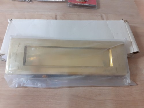 Polished brass front door - -front,