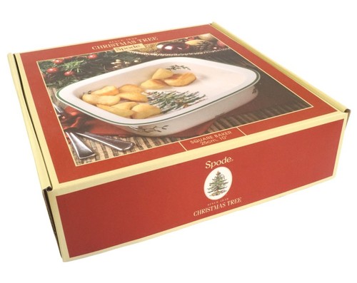 Spode christmas tree oven dish - christmas,