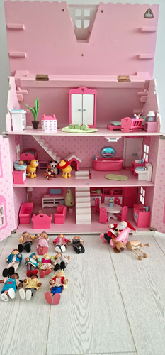 Elc rosebud wooden dolls house - elc,