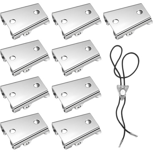 Diy necklace clasp clips bolo - necklace,