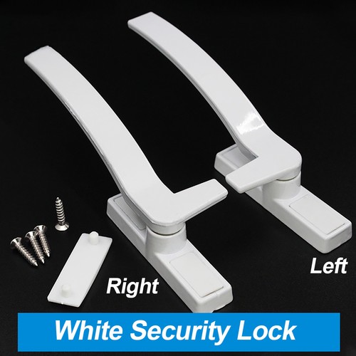 Security lock white upvc - white,