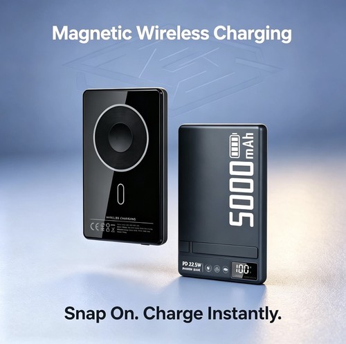 Magnetic wireless power bank - wireless,
