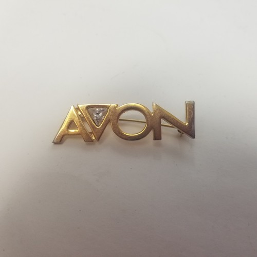 Avon rhinestone brooch - brooch, pin
