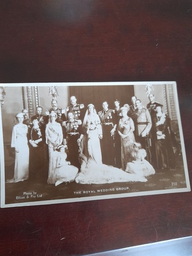 Old postcard royal - old, wedding