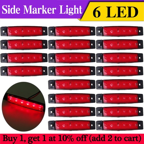 Set red led side marker - x,