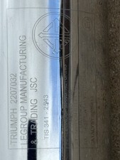 Triumph Speedmaster Original Exhaust LH And RH Only Did 500 Miles Of 2022