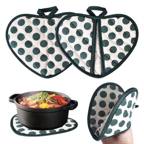 2pcs pot holders with pocket - 2pcs,