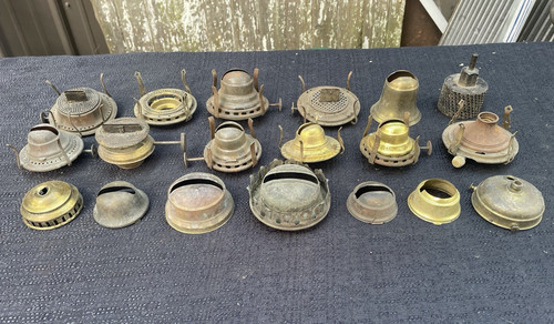 Vintage antique lot oil - vintage,