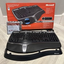 Microsoft Natural Ergonomic Keyboard 4000 v1.0 (Wired, UK Layout) - Boxed - 3b