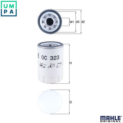 Oil filter 323 for - oc,