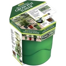 Garland Self Watering Grow Pot Tower Green Tomato Planter with Support Frame