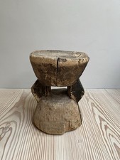 African Tribal Mortar / Stool