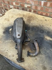 Gilera Runner Piaggio Typhoon 125 2 Stroke Exhaust With Downpipe And Sheild