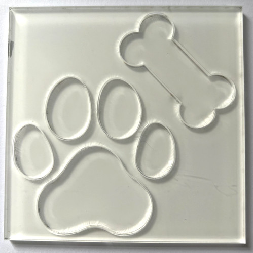 Dog bone and - , print