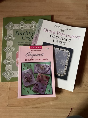 Parchment card making - making, books