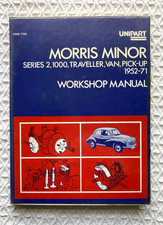 MORRIS MINOR S 2 & 1000  TRAVELLER, VAN PICK_UP 1952-71 UNIPART WORKSHOP MANUAL