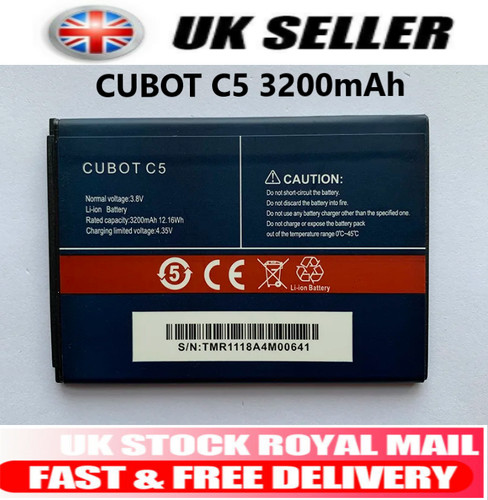 Cubot 3200mah battery uk - c5,