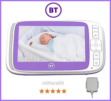 BT 6000 Video Baby Monitor PARENT UNIT + CHARGER ONLY 5" Display Screen LCD VGC.