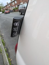 TAG YOUR CAR -Novelty Funny Logo Car Tag Label STD 100 x 130mm (100x65mm folded)