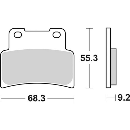 Ant racing brake pads sbs - ant,
