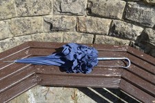 Vintage Navy Umbrella with